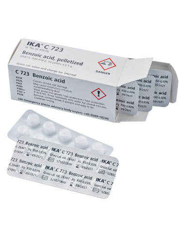 Viên chuẩn nhiệt lượng Ika Acid Benzoic C723 (Hộp 50 viên)